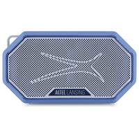 Altec Lansing HydraMini 2.0 EverythingProof Bluetooth Speaker, Waterproof IP67, Floats, 12-Hour Playtime, Built-In Magnet, Carabiner & Mount, Blue White