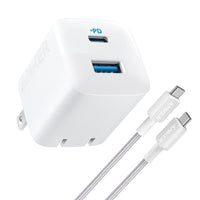 Anker Wall Charger (33W, 2-Port) with USB-C to USB-C Cable