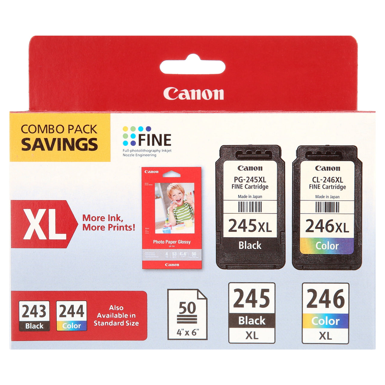 Canon PG-245XL/CL-246XL Combo Pack