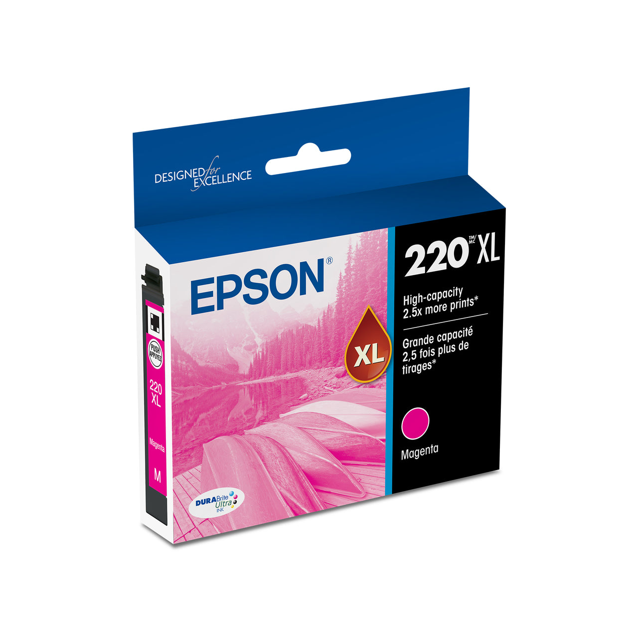 EPSON T220 DURABrite Ultra Genuine Ink High Capacity Black Cartridge