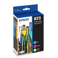 EPSON 822 DURABrite Ultra Ink Standard Capacity Black Cartridge (T822120-S) Works with WorkForce Pro WF-3820, WF-3823, WF-4820, WF-4830, WF-4833, WF-4834