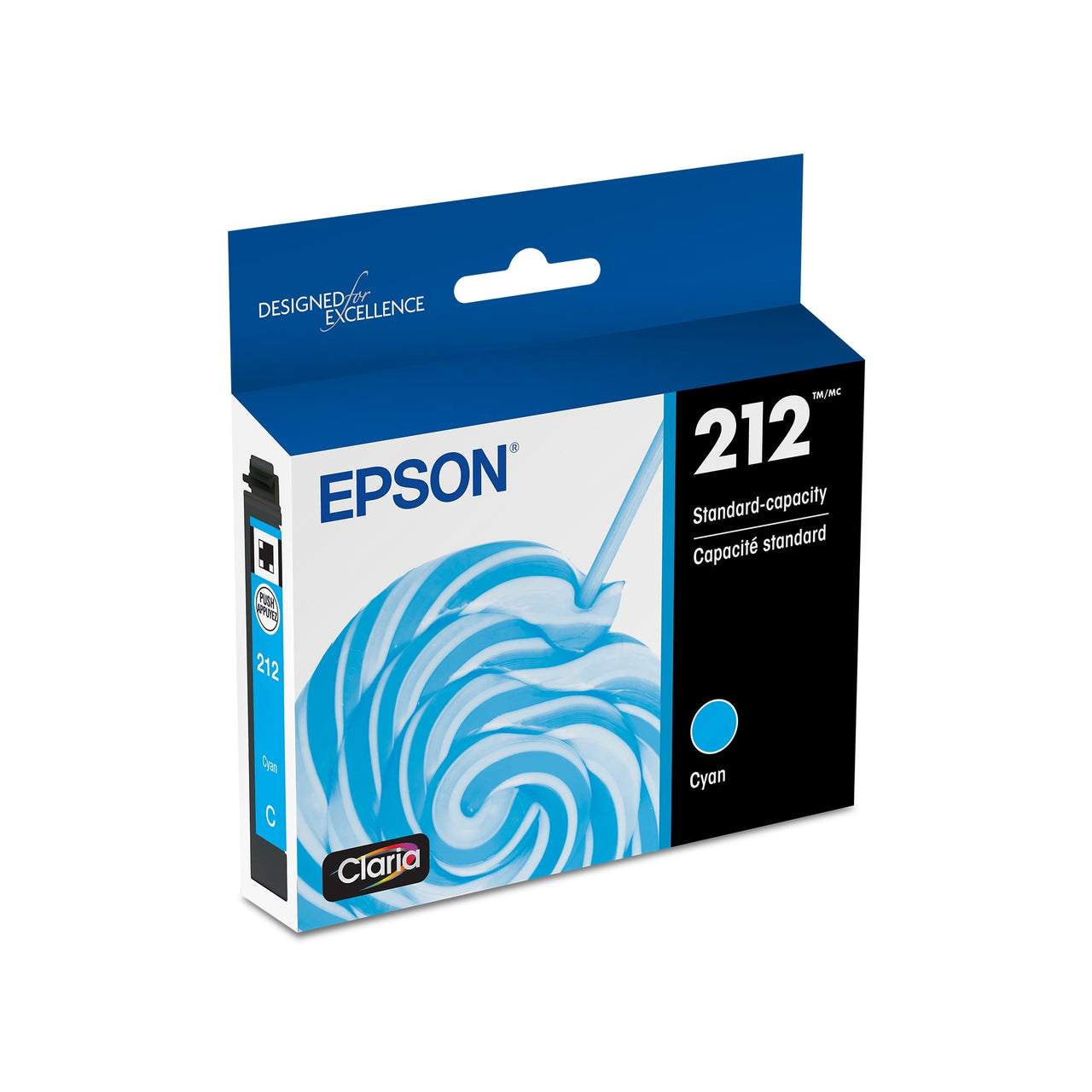 Epson 212 Standard-capacity Black Ink Cartridge compatible with XP4105 & WF2850