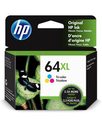 HP - Hp 64xl Black High Yield Original Ink Cartridge, 600 Page-Yield