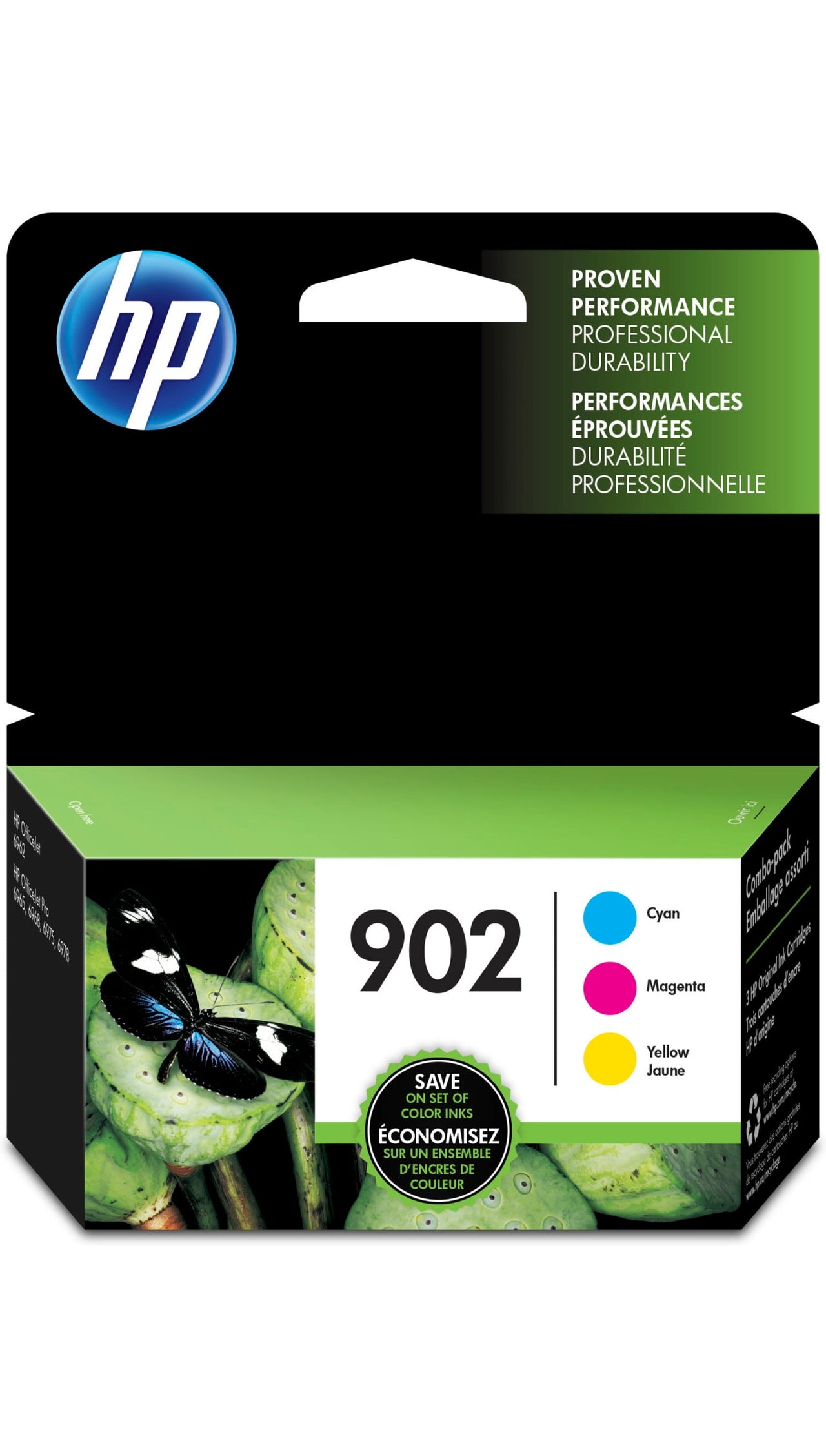 HP 902 Black Original Ink Cartridge, ~300 pages, T6L98AN#140