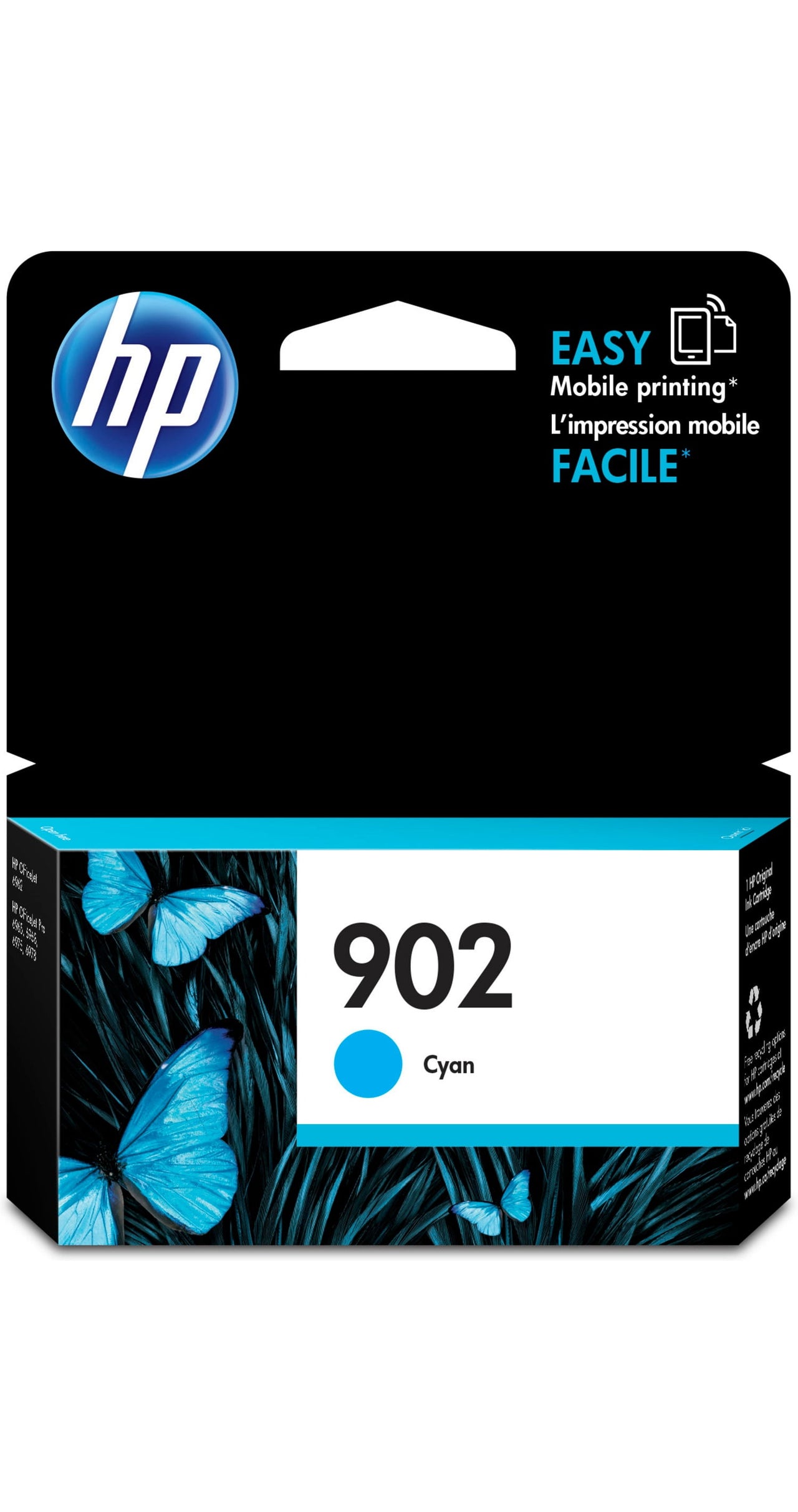 HP 902 Black Original Ink Cartridge, ~300 pages, T6L98AN#140