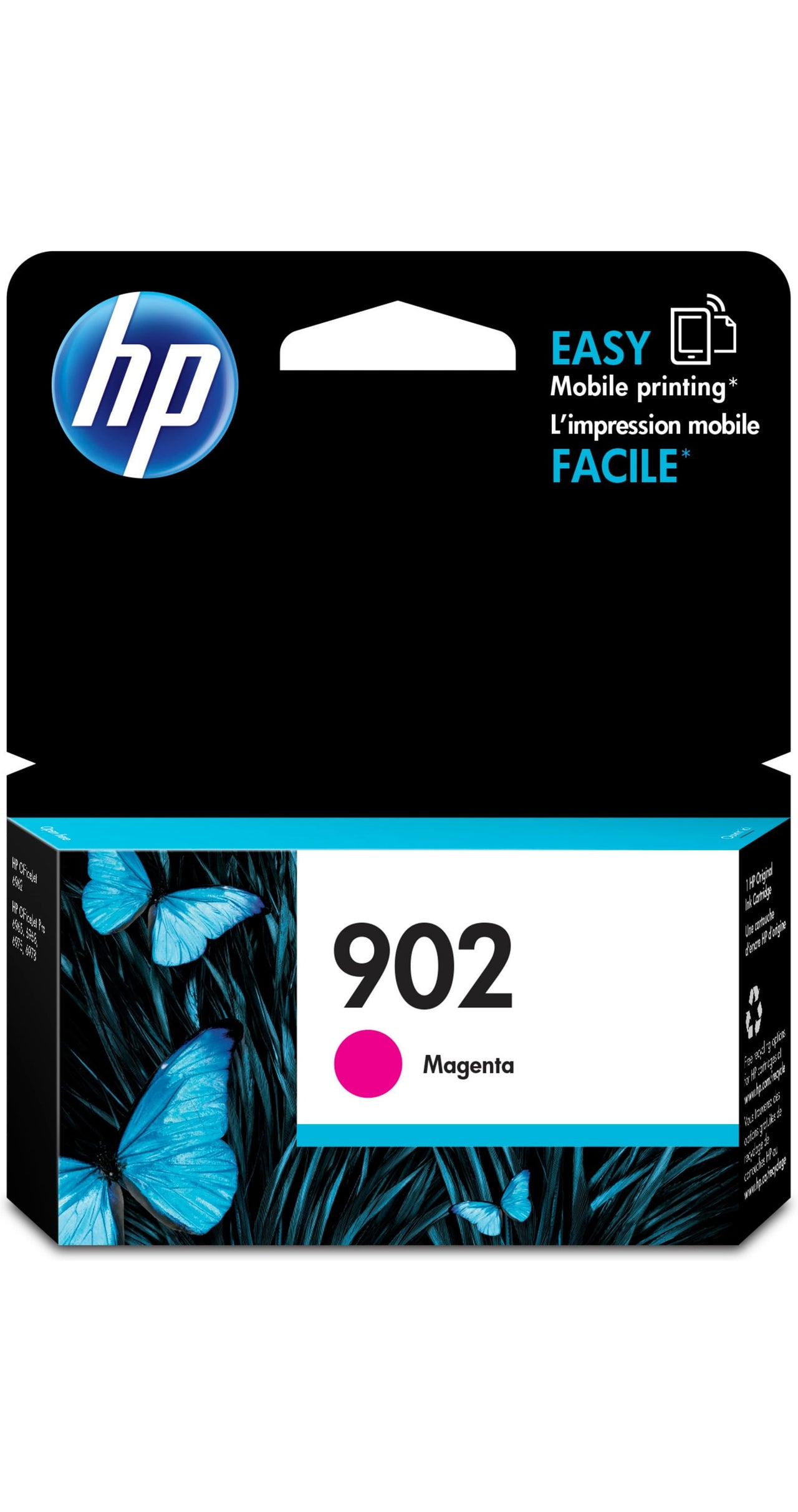 HP 902 Black Original Ink Cartridge, ~300 pages, T6L98AN#140