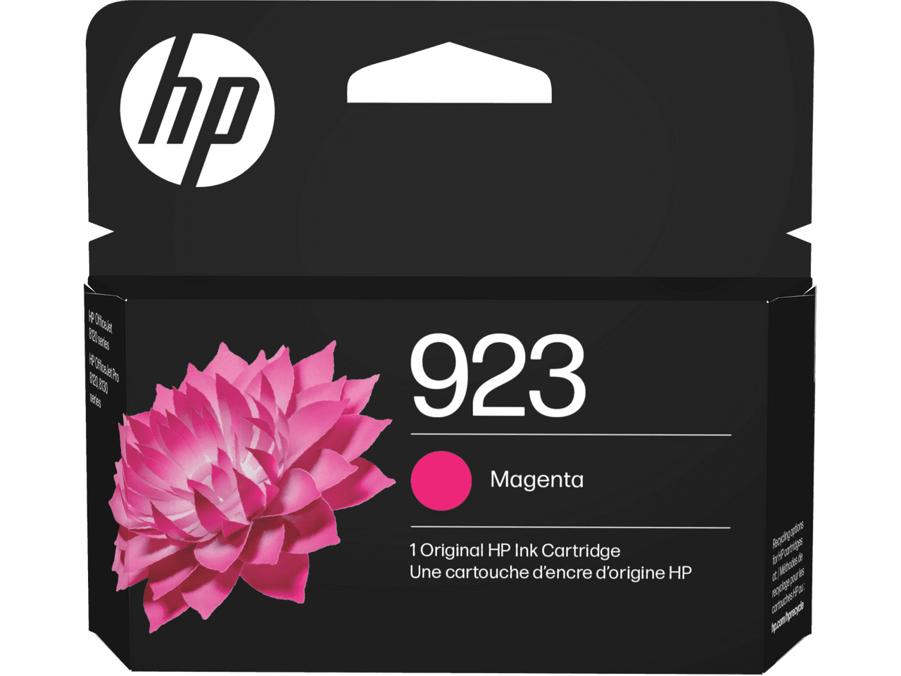 HP 923 Black Original Ink Cartridge, ~500 pages, 4K0T3LN