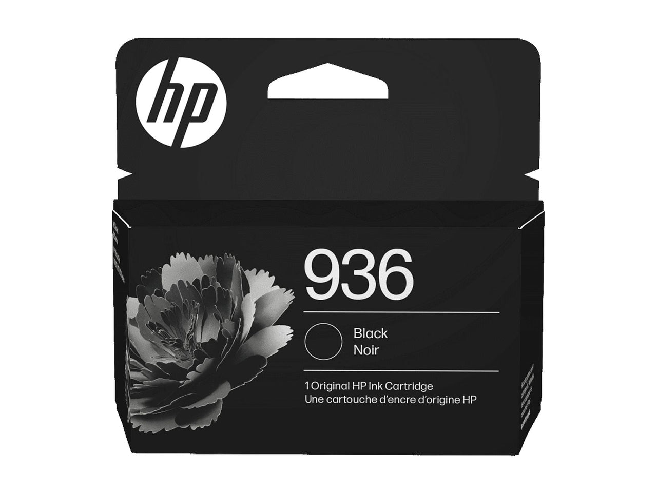 HP 936 Black Original Ink Cartridge, ~1,250 pages, 4S6V2LN