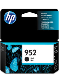 HP 952 Black Original Ink Cartridge, ~900 pages, F6U15AN#140