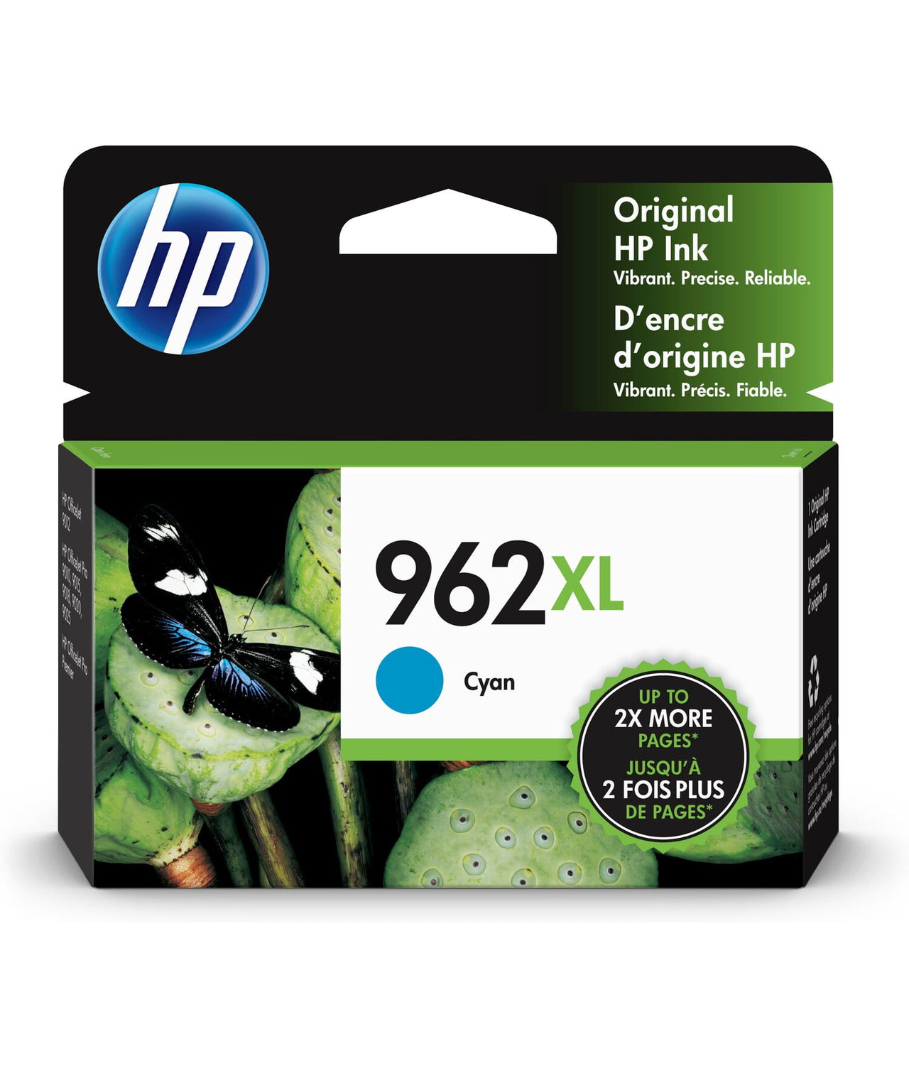 HP 962XL High Yield Black Original Ink Cartridge, ~2,000 pages, 3JA03AN#140