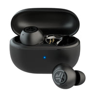 JLab GO Pop Active Noise Cancelling Bluetooth Earbuds, Charging Case, Fuchsia