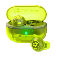 JLab GO Pop Active Noise Cancelling Bluetooth Earbuds, Charging Case, Fuchsia