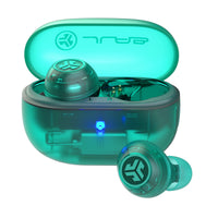 JLab GO Pop Active Noise Cancelling Bluetooth Earbuds, Charging Case, Fuchsia