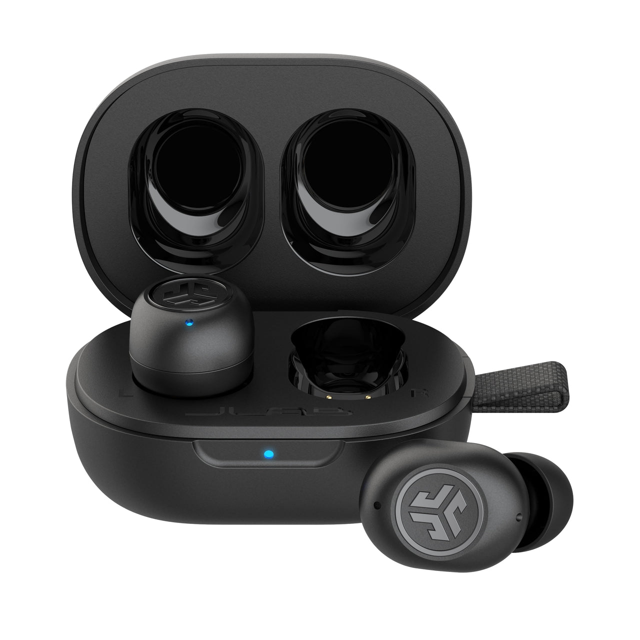 JLab JBuds Mini True Wireless Earbuds, Be Aware Audio, Bluetooth, IP55, Black
