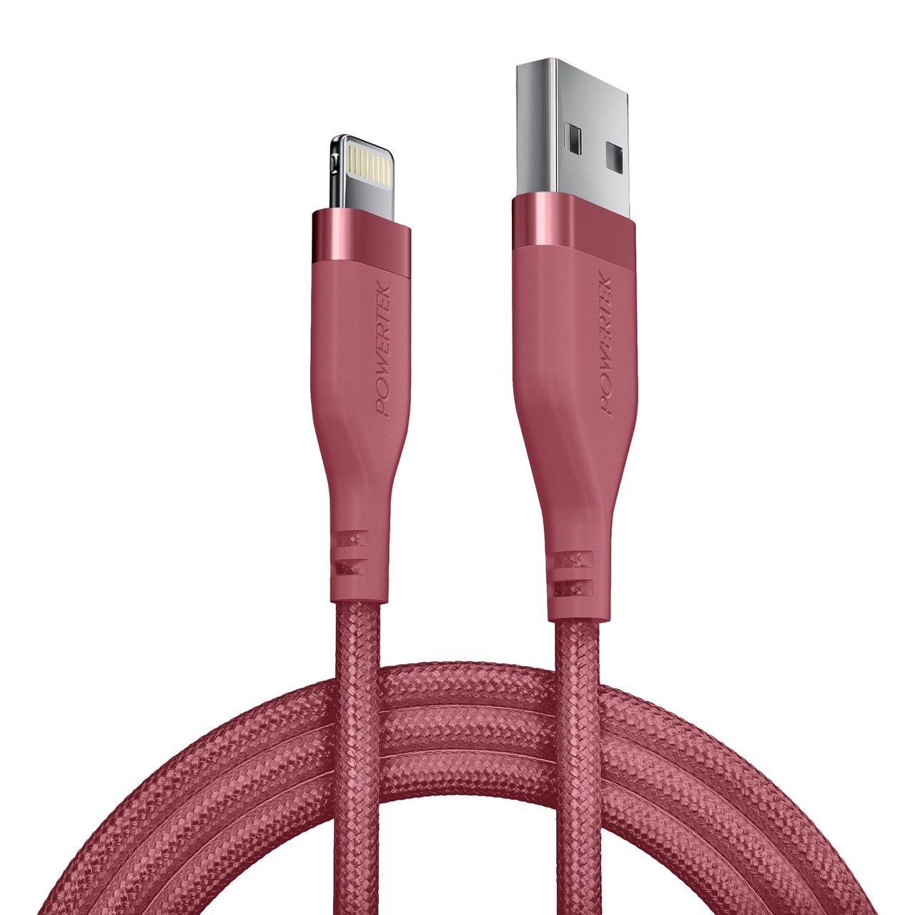 Liquipel Powertek iPad & iPhone Lightning Charger Cable, Fast Charging 6ft MFI, Premium White
