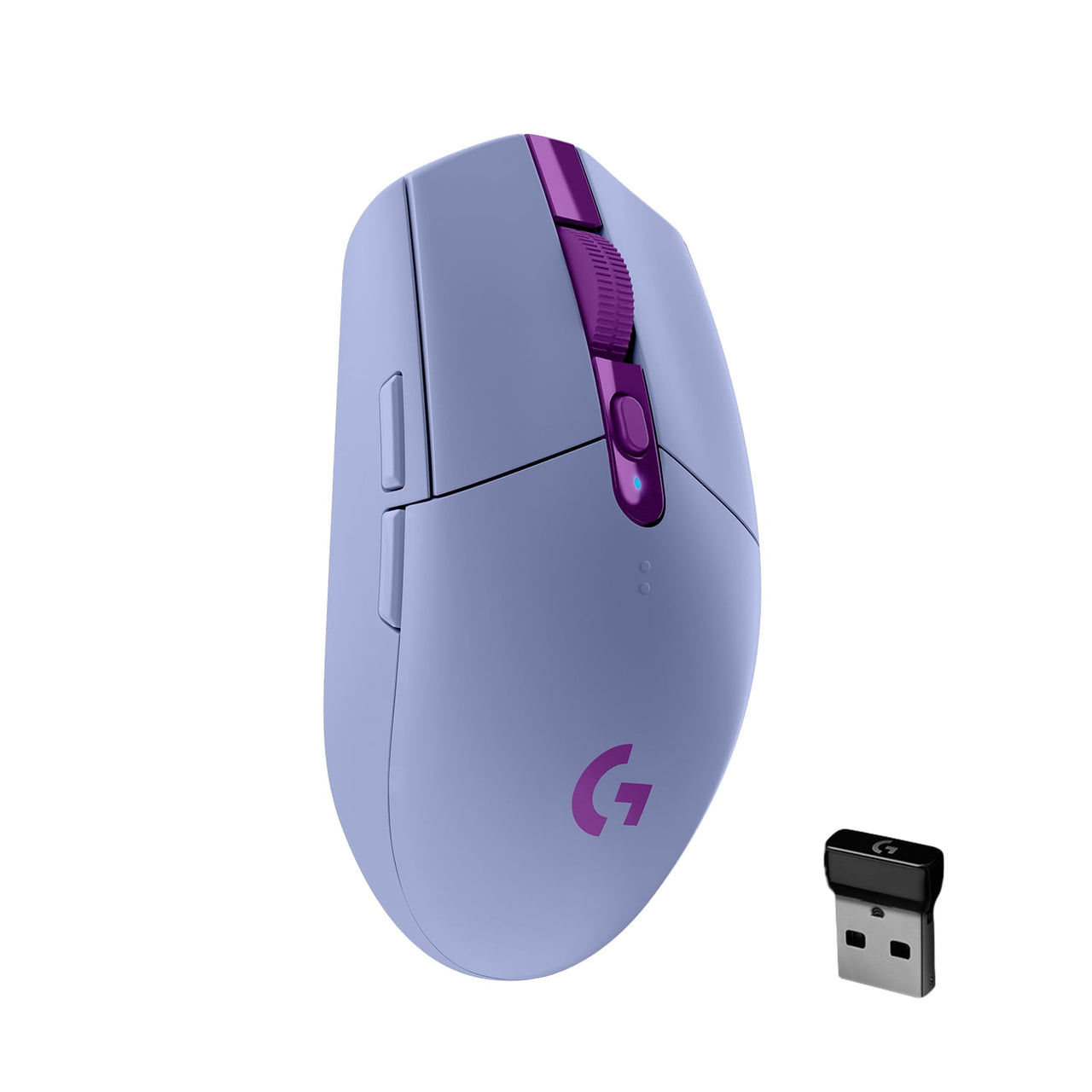 Logitech G305 LIGHTSPEED Wireless Gaming Mouse, HERO Sensor, 12,000 DPI, Lightweight, 6 Programmable Buttons, 250h Battery, On-Board Memory, Compatible with PC, Mac, Black