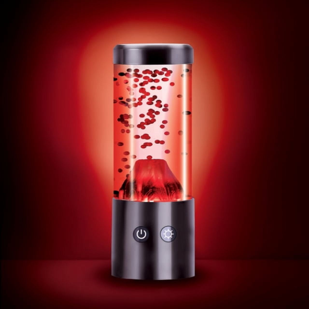 Merkury Innovations New 9-Inch RGB Volcano LED Mood Night Light - USB Powered, Motion Simulation