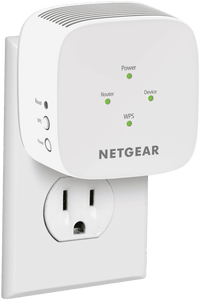 NETGEAR - AC750 WiFi Range Extender and Signal Booster, Wall-plug, 750Mbps (EX3110)