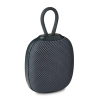 onn Mini Rugged Speaker with Bluetooth Wireless Technology, Gray