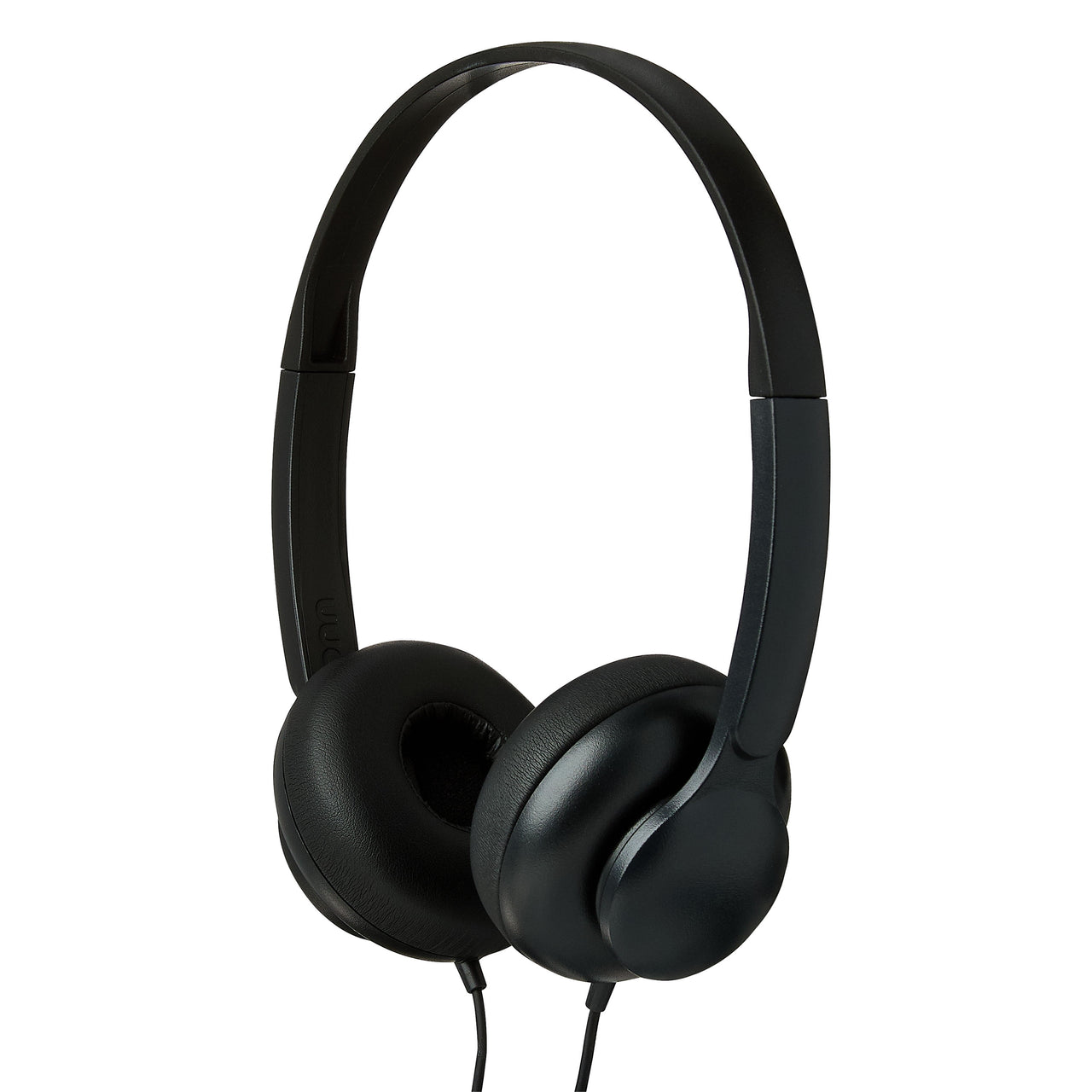 onn On-Ear Headphones, Black