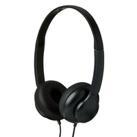 onn On-Ear Headphones, Black