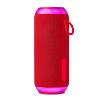 onn Large Rugged Speaker with Bluetooth Wireless Technology and LED Lighting, Gray