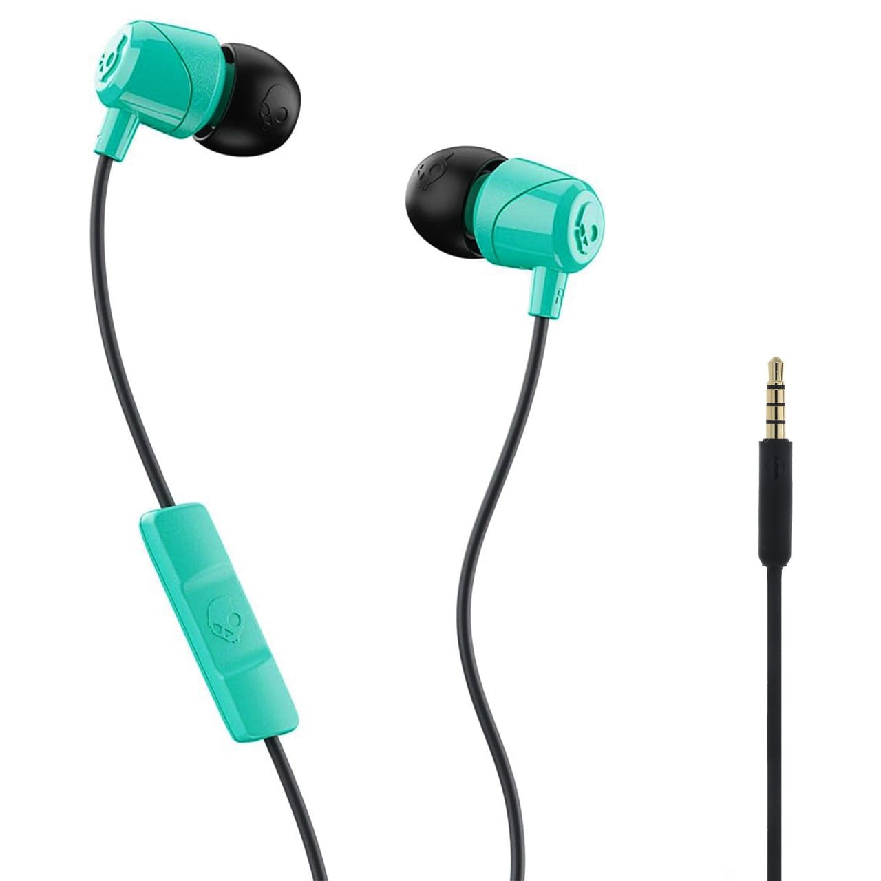 Skullcandy Jib XT Wired Inner Ear Earbuds, 3.5mm Jack, Black