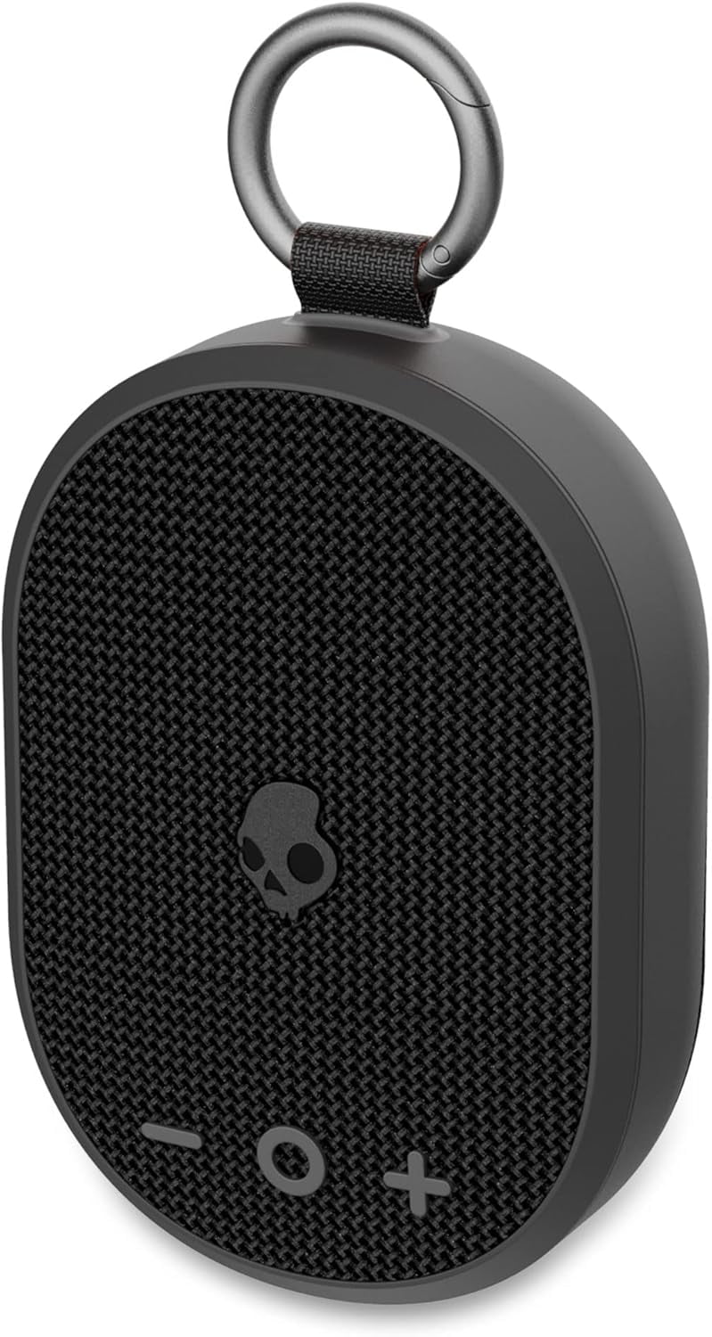 Skullcandy Kilo XT Wireless Bluetooth Speaker - IPX7 Waterproof Mini Speaker with 24 Hour Battery and True Wireless Pairing - for Outdoor, Black