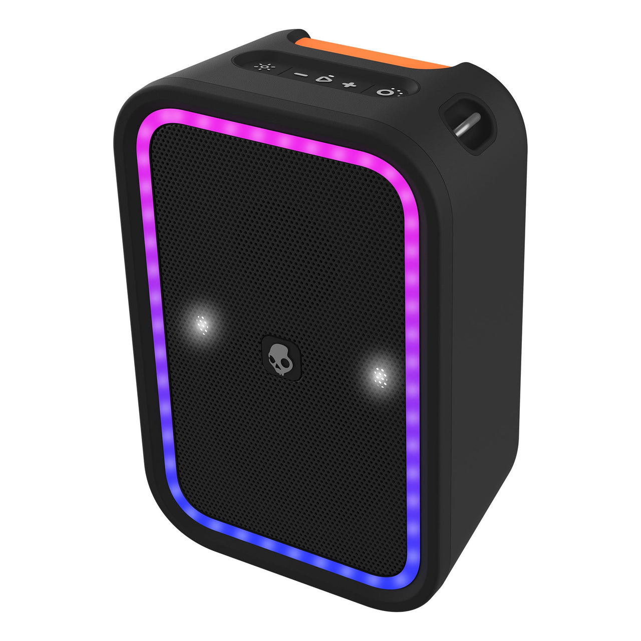 Skullcandy Stomp Waterproof USB Charge Out LED Lighting Wireless Bluetooth Portable Speaker, Black
