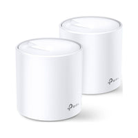 TP-Link Wi-Fi 6 AX3000 Wi-Fi 6 Mesh Router System | Deco W6000 (2-Pack) | 5,000 Sq. ft. of WiFi Coverage, Replaces Individual Routers and Extenders, Indoor coverage up to 5,000 sq. ft.