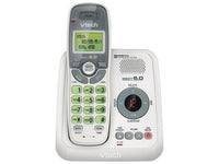 VTech CS6124 DECT 6.0 Cordless Phone with Answering System and Caller ID/Call Waiting, White