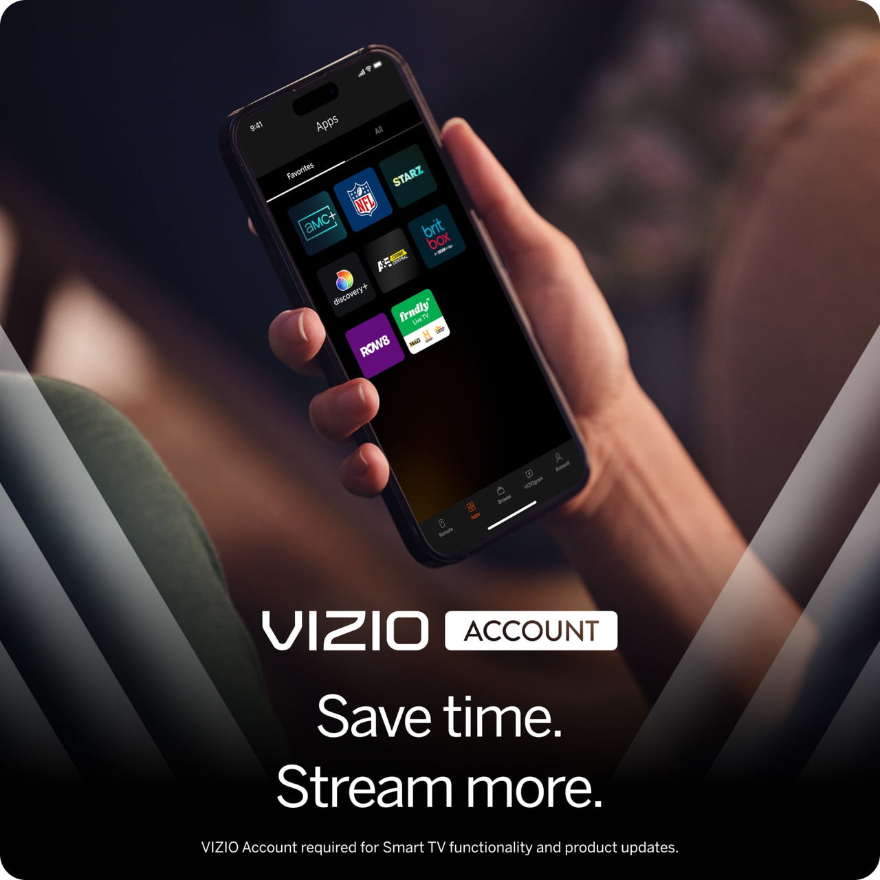 VIZIO 43” Class Full HD 1080p LED Smart TV (VFD43M-08)