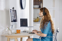 Logitech H390 Wired USB Headset, Stereo Headphones with Noise-Cancelling Microphone, USB, In-Line Controls, PC/Mac/Laptop, Black (981-000310)