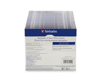 Verbatim Clear Slim Jewel Cases TRecording Media, 25 Packs