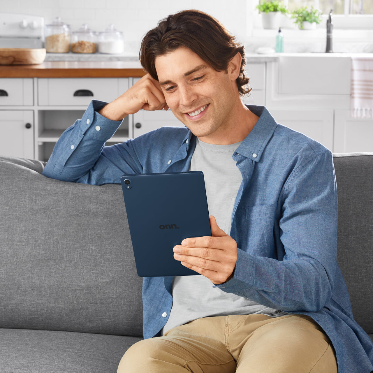onn 10.1" Tablet, 32GB, (2024 Model) - Indigo