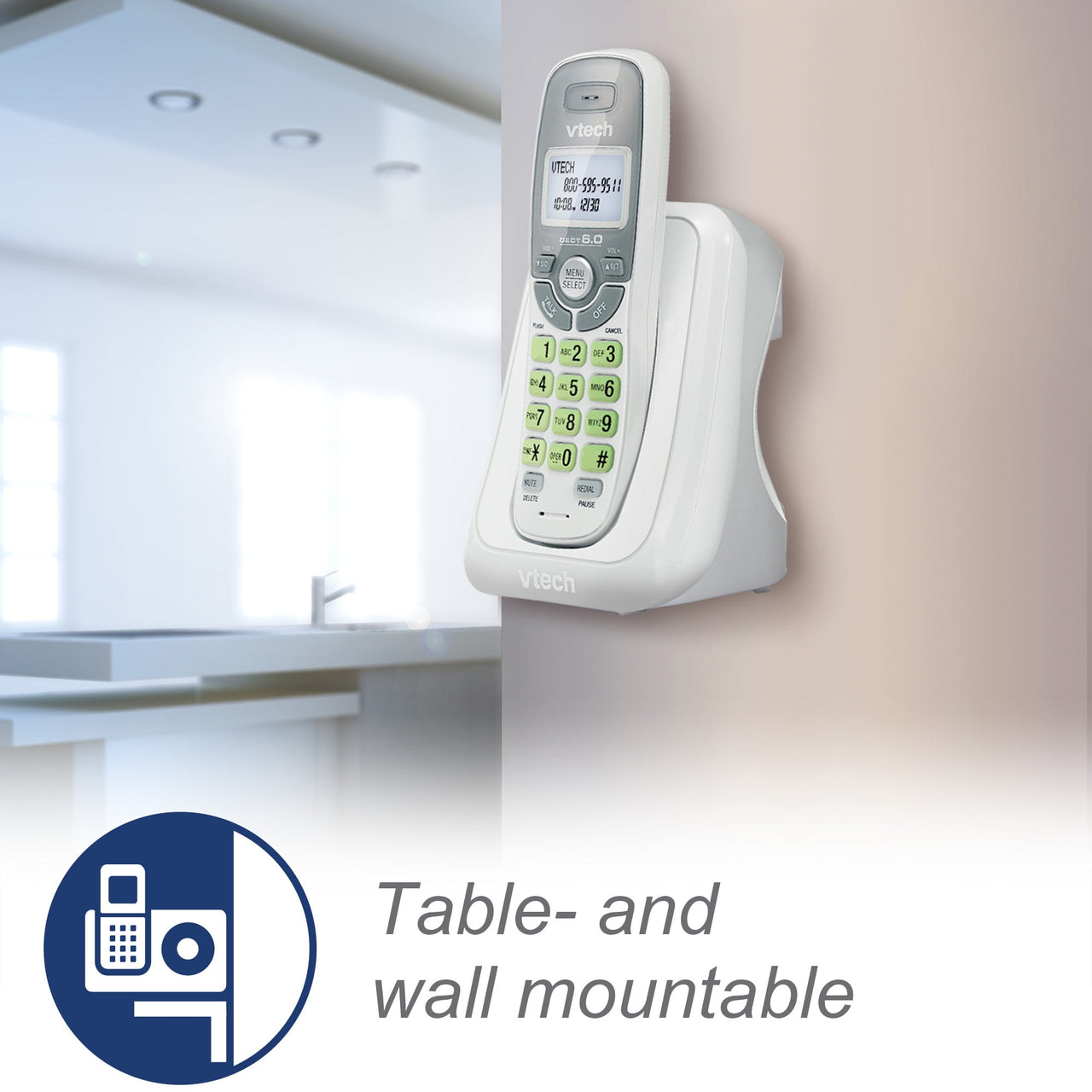 VTech CS6114 Cordless Phone with Caller ID/Call Waiting