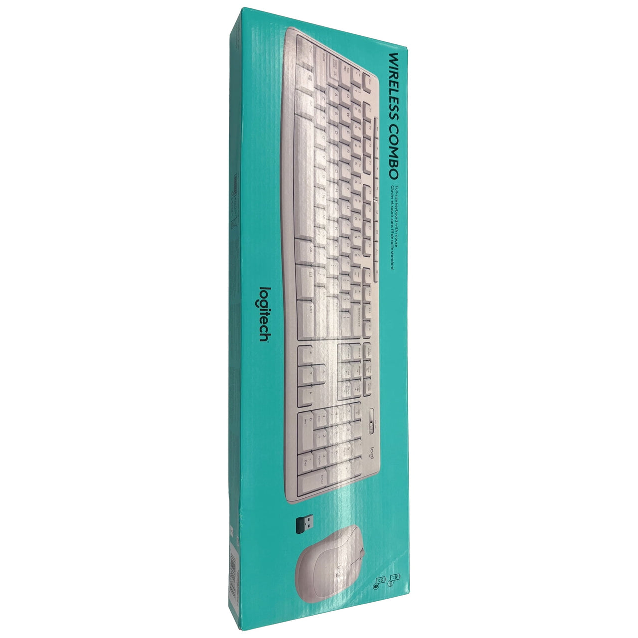 Logitech Wireless Keyboard and Mouse Combo for Windows, 2.4 GHz Wireless, 8 Multimedia and Shortcut Keys, Walmart Exclusive