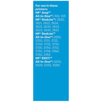 onn HP 65XL/65 Inkjet Printer Cartridges, High Yield Black & Tri-Color, 2 Pack