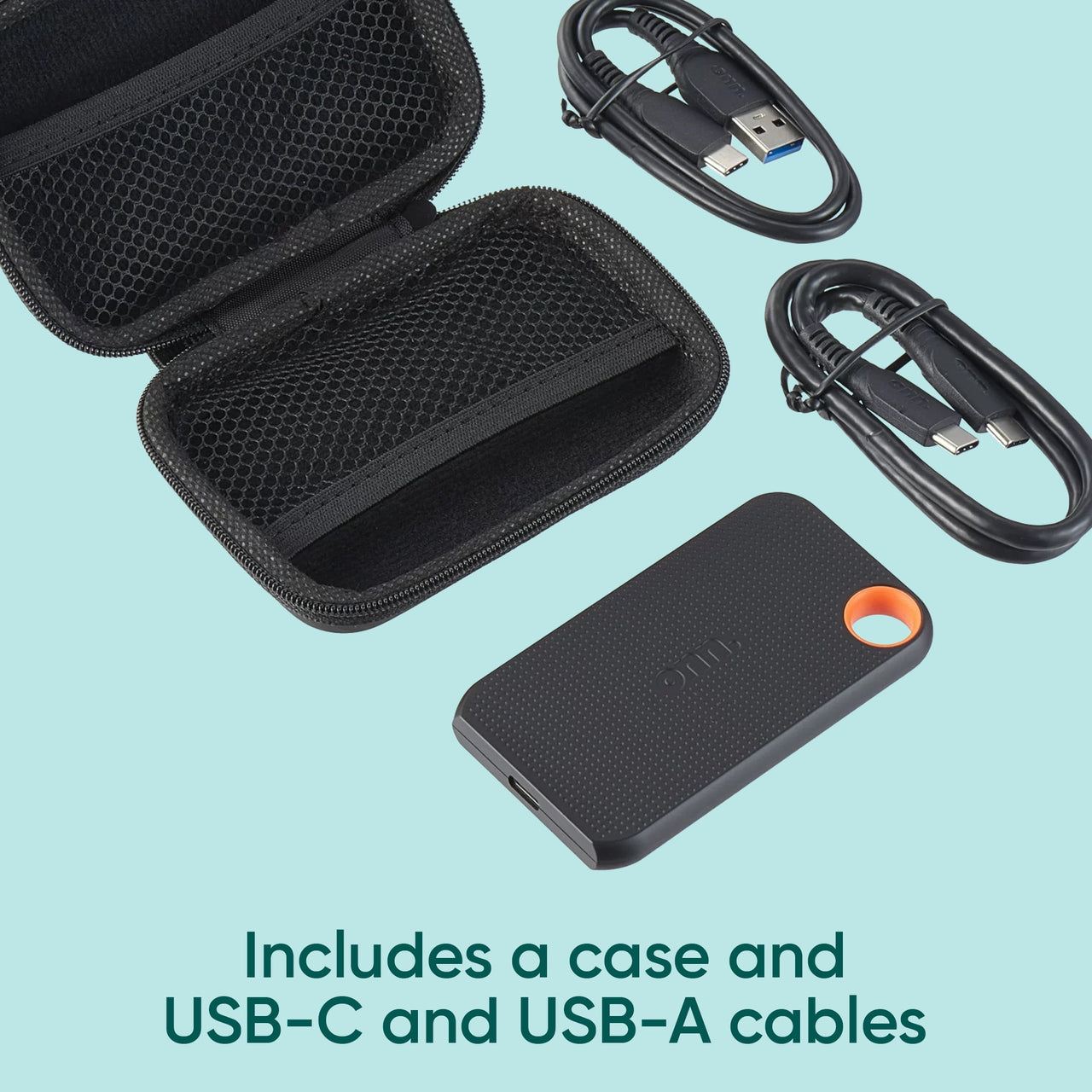 onn 500 GB Ultra-Fast External Portable Solid-State Drive