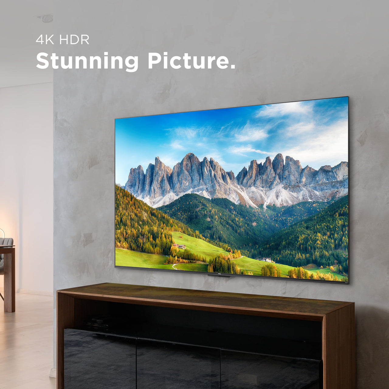 TCL 55” Class S4 (55S451) 4K UHD HDR Smart TV with Roku TV
