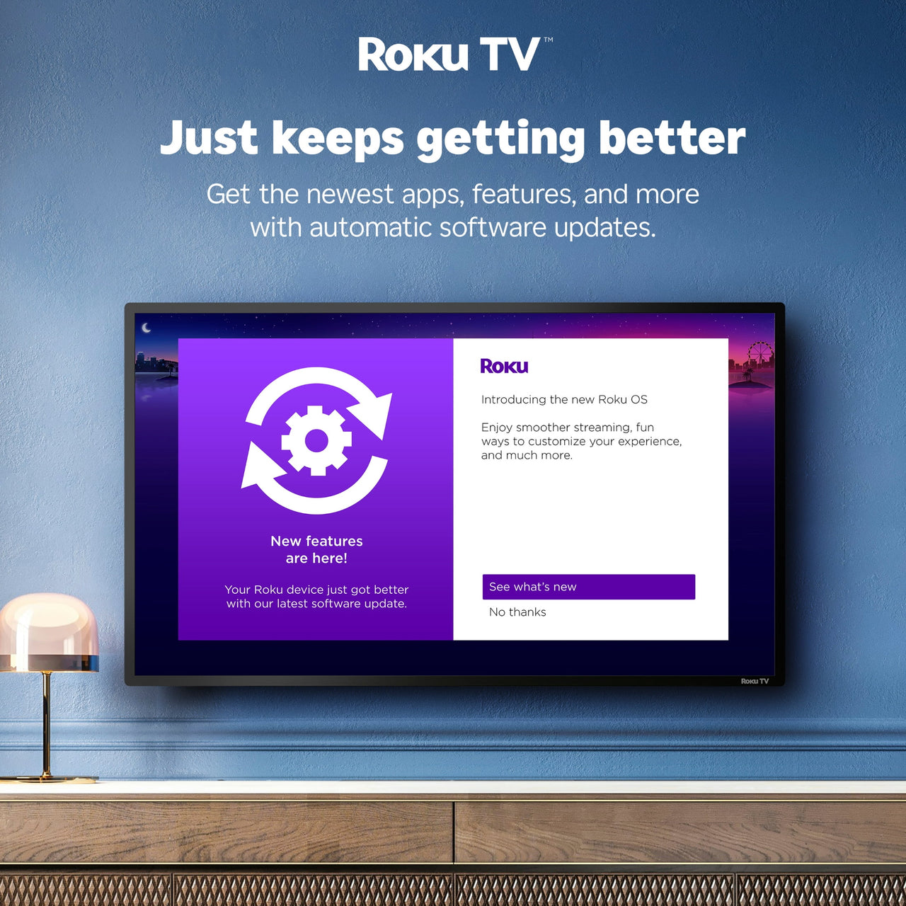 Hisense 70" Class 4K UHD LED LCD Roku Smart TV HDR R6 Series 70R6E4