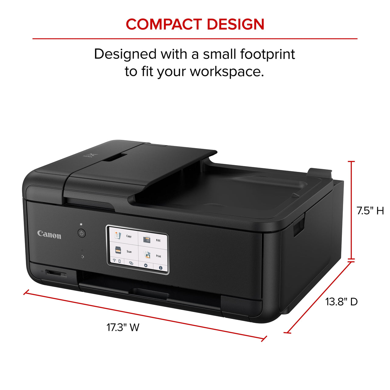Canon PIXMA TR8622a All-In-One, Wireless Color Inkjet Printer for Home Office Use