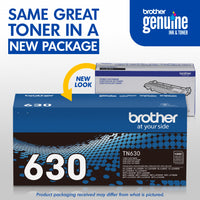 Brother Genuine Standard-Yield Black Printer Toner Cartridge, TN630