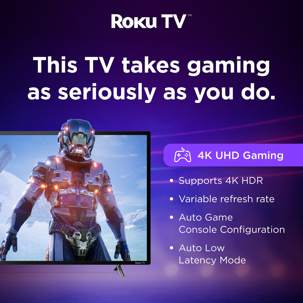 Hisense 70" Class 4K UHD LED LCD Roku Smart TV HDR R6 Series 70R6E4