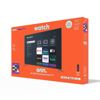 onn 75” Class 4K UHD Roku Smart Television, 100044717