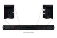 SAMSUNG B-Series 4.1.CH Soundbar & Rear Speakers with Subwoofer, Bluetooth, HW-C47M/ZA 2023