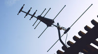General Electric Outdoor Yagi HDTV Antenna, Long Range, UHF 1080P 4K, Black, 33685