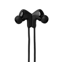 onn Bluetooth Wireless Neckband Earphones with Active Noise Canceling, Black