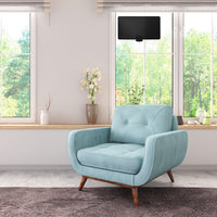 RCA Amplified Extra-Large Indoor Ultra-Thin HDTV Antenna - Multi-Directional with 65-mile Range