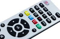 GE 4-Device Universal TV Remote Control in Brushed Silver, 33709